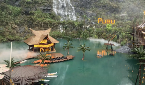 From Abandoned Mine to Waterfall Cafe — China’s “Bali-Style” Chill Spot 💦